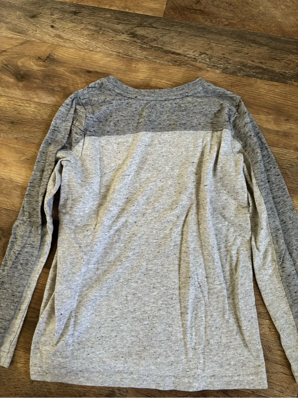 Sonoma Gray Long-Sleeve Pocket Tee for Kids